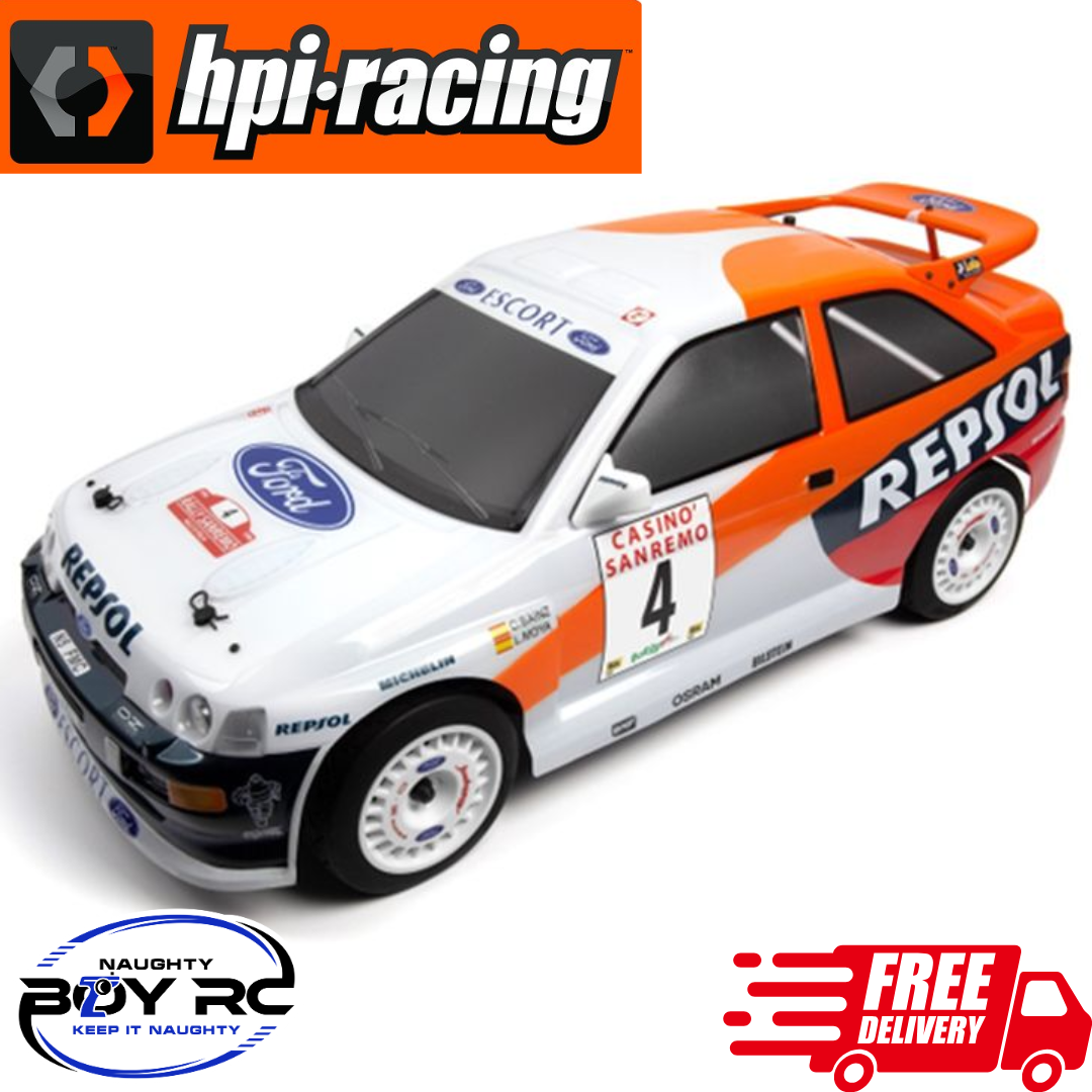 HPI WR8 Flux 1996 Ford Escort RS Cosworth 1/8 4wd Rally Car