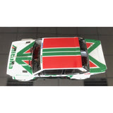 The Rally Legends EZRL2349 1/10 Fiat 131 Abarth Alitalia Clear Body + Decals