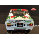The Rally Legends EZRL2349 1/10 Fiat 131 Abarth Alitalia Clear Body + Decals
