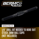 Bermco RC Parts BB Titanium Turnbuckle Kit 3.5mm Black Custom Works Enforcer 8