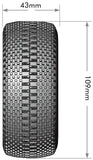 Louise SC-Groove 1/10 Short Course Tires Soft 12 14 & 17mm Removable Hex