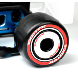 Exotek F1 Rear Rubber Tires Belted 33X Red Soft w/Foam Inserts