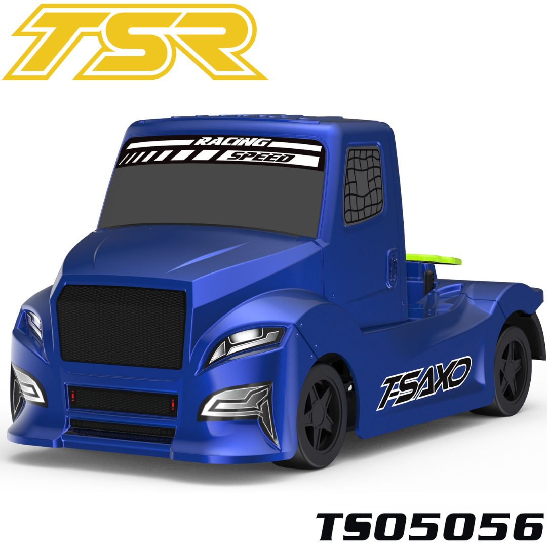 Team Saxo TS05056 1/10 Semi-Truck Body for MGT Touring (Clear