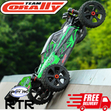 Team Corally Asuga XLR 6S RTR 4x4 Bashing Buggy Green