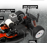 HPI WR8 3.0 1996 Ford Escort RS Cosworth 1/8 4wd Nitro Rally Car
