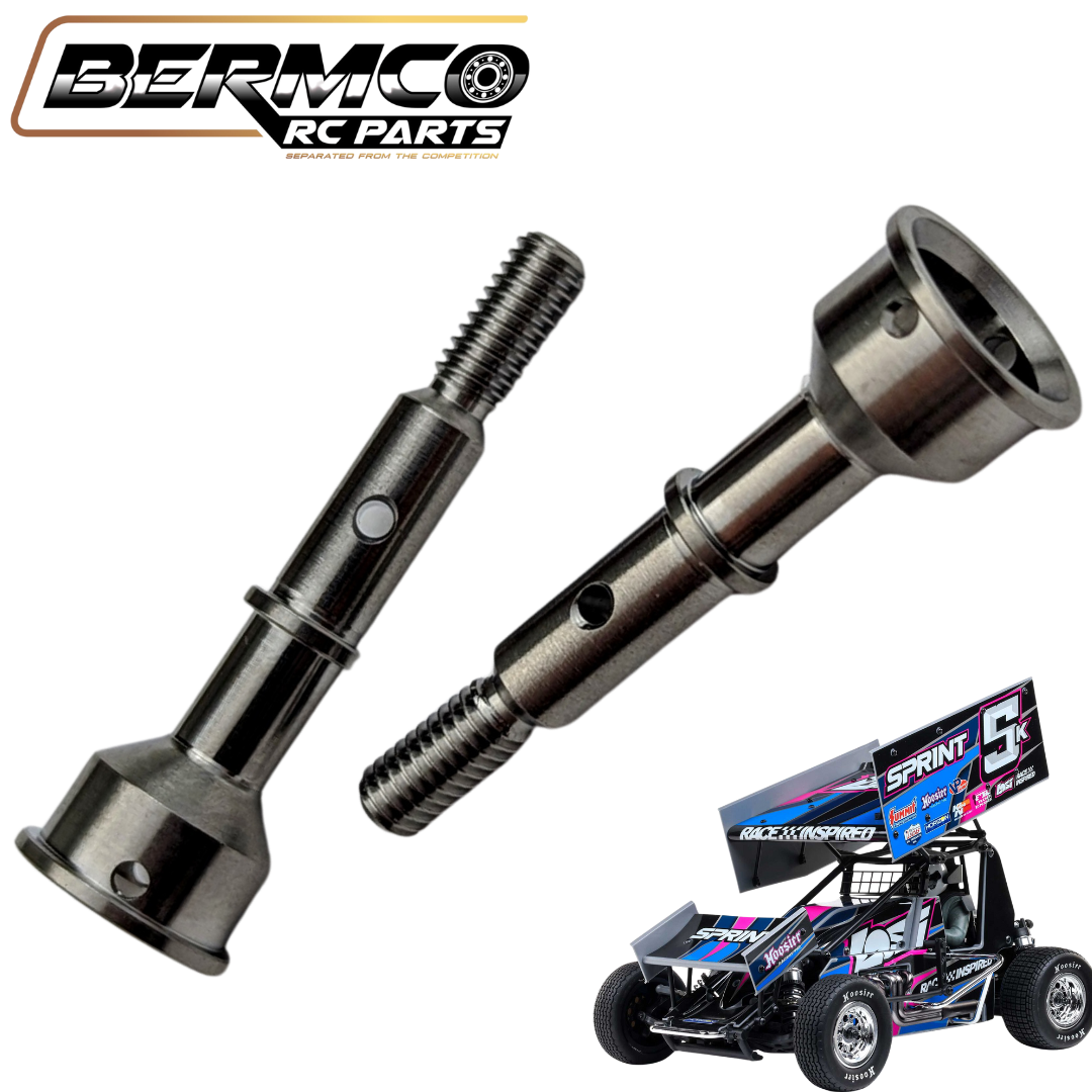 Bermco Titanium Rear Axle Driveshafts Losi 22S Sprint – Naughty Boy RC