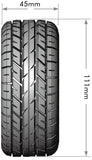 Louise SC-Rocket 1/10 Short Course Tires Soft 12 14 & 17mm Removable Hex