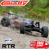 Team Corally Asuga XLR 6S RTR 4x4 Bashing Buggy Red
