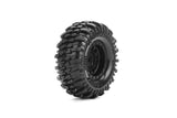 Louise CR-Champ 1.0" Crawler Tires 7mm Hex Super Soft Mounted (2)