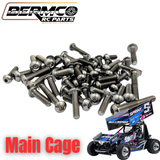 Bermco RC Parts Losi 22S Sprint Titanium Roll Cage Screw Kit