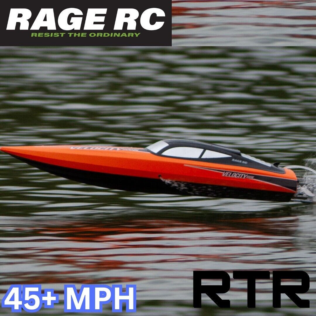 Rage RC Boat Velocity 900BL Deep Vee RTR 45+MPH – Naughty Boy RC