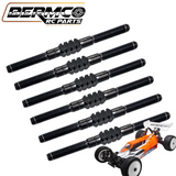 Bermco RC Parts BB Titanium Turnbuckle Kit 3.5mm Black Serpent SRX-4 Gen3
