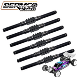 Bermco RC Parts BB Titanium Turnbuckle Kit 3.5mm Black Xray XB2C '25