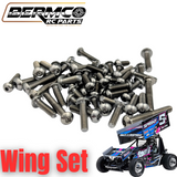 Bermco RC Parts Losi 22S Sprint Titanium Wing Screw Kit