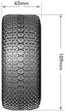 Louise SC-Turbo 1/10 Short Course Tires Soft 12 14 & 17mm Removable Hex