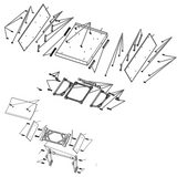 Bermco RC Parts Losi 22S Sprint Titanium Wing Screw Kit