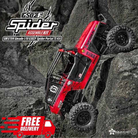 Gmade GS02F Spider Portal TS Assembly Kit 1/10 RC Rock Crawler