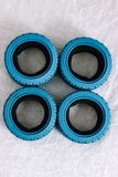 NBRC "Ridgs" 1/10 RC Car Tire Red, Blue, Green (4)