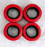 NBRC "Ridgs" 1/10 RC Car Tire Red, Blue, Green (4)