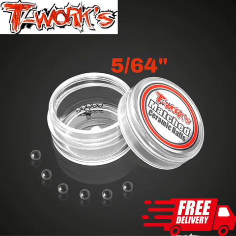 T-work's 5/64" Matched Ceramic Differential Balls (6)
