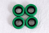 NBRC "Skids" 1/10 On-road RC Tire Set Blue, Green, Red (4)
