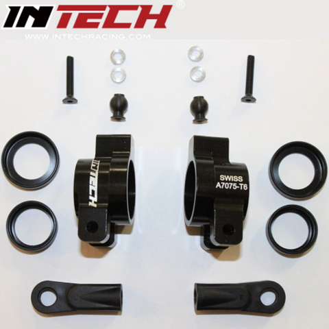 INTECH Racing 350024 Aluminum Rear Uprights Hubs (2) ERSC-10 BR-6 BR-6E