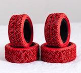 NBRC "Ridgs" 1/10 RC Car Tire Red, Blue, Green (4)