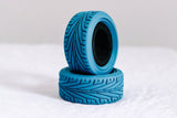 NBRC "Skids" 1/10 On-road RC Tire Set Blue, Green, Red (4)