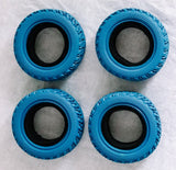 NBRC "Grips" 1/10 Car All Terrain Tires Blue, Red, Green