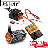 Konect 1/8 Brushless Combo Waterproof 1900kv Motor 100a ESC