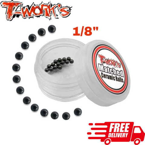 T-work's 1/8" Matched Ceramic Differential Balls (14)