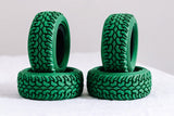 NBRC "Grips" 1/10 Car All Terrain Tires Blue, Red, Green