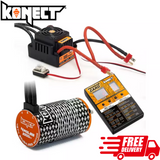 Konect 1/8 Brushless Combo Waterproof 2200kv Motor 100a ESC