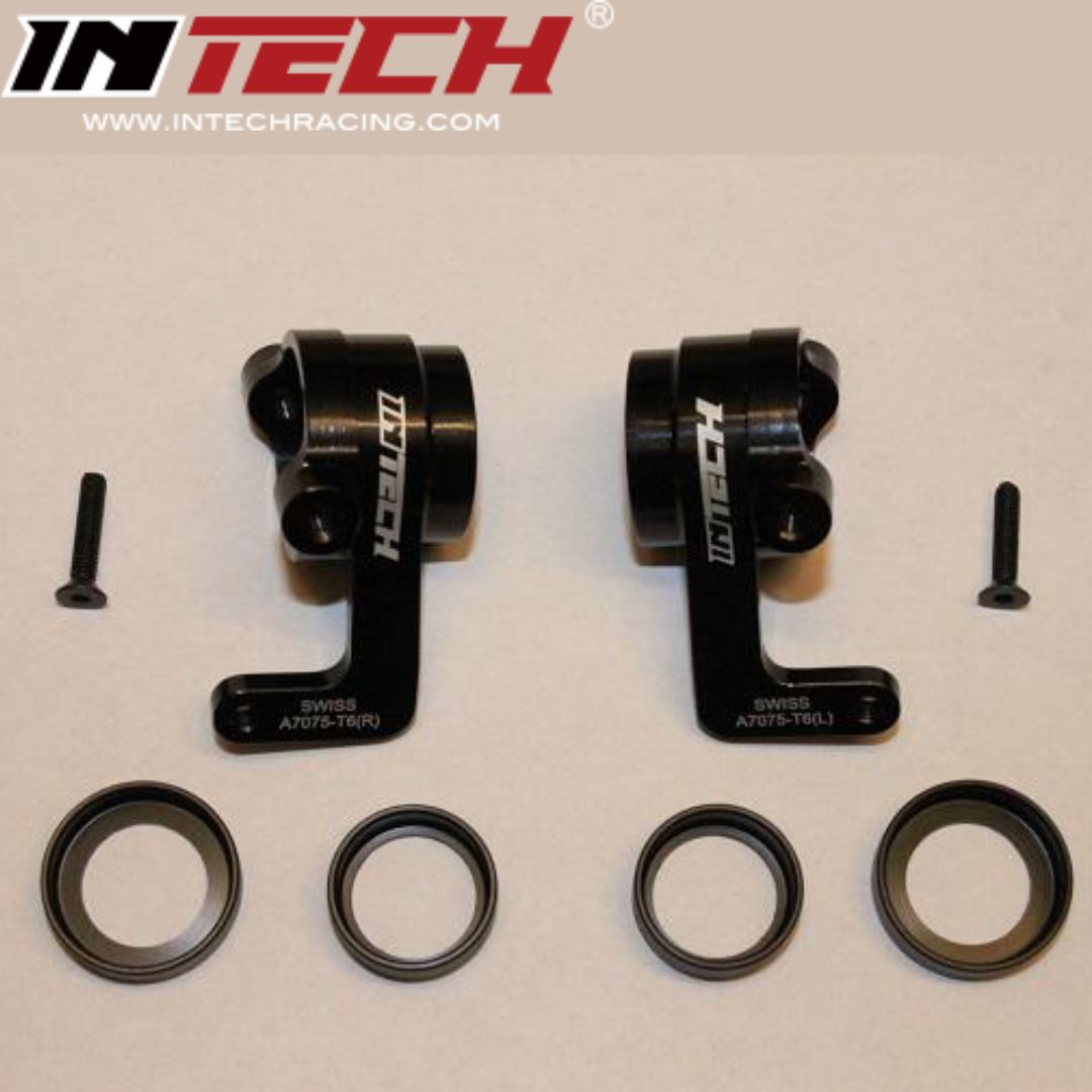 INTECH Racing 350025 Aluminum Steering Hubs Block (2) ERSC-10 BR-6 BR ...
