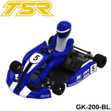 Team Saxo GK-200 1/8 RC Go Kart KIT ARTR Blue