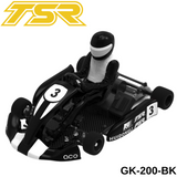 Team Saxo GK-200 1/8 RC Go Kart KIT ARTR Black