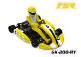 Team Saxo GK-200 1/8 RC Go Kart KIT ARTR Yellow (PRE-ORDER)