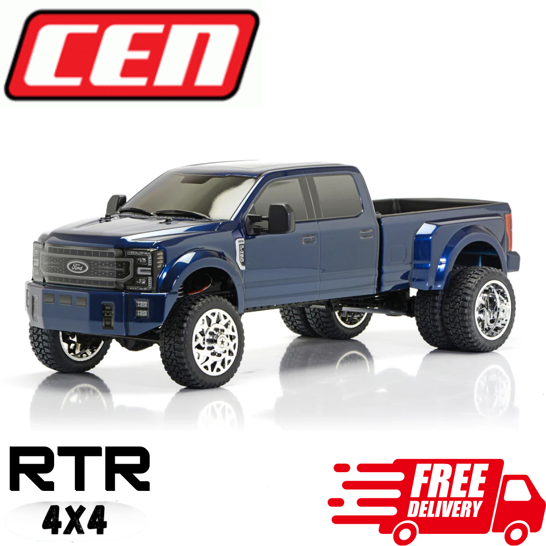 CEN 1/10 フォードF450 デューリー プロポ付RTR アメ車 CEN Ford F450 Fury Tire 1/10 4WD RTR RC Truck - Blue Galaxy