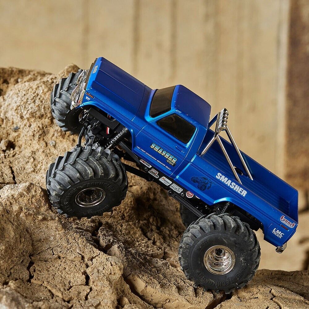 FMS FCX24 Smasher V2 1/24 4x4 RC Monster Truck RTR Blue Monster