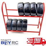 Naughty Boy RC Car 1/10 Tire Rack Bench Stand SCRATCH N DENT SALE!