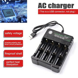 4 Slot 18650 Lithium Smart Quad Battery Charger