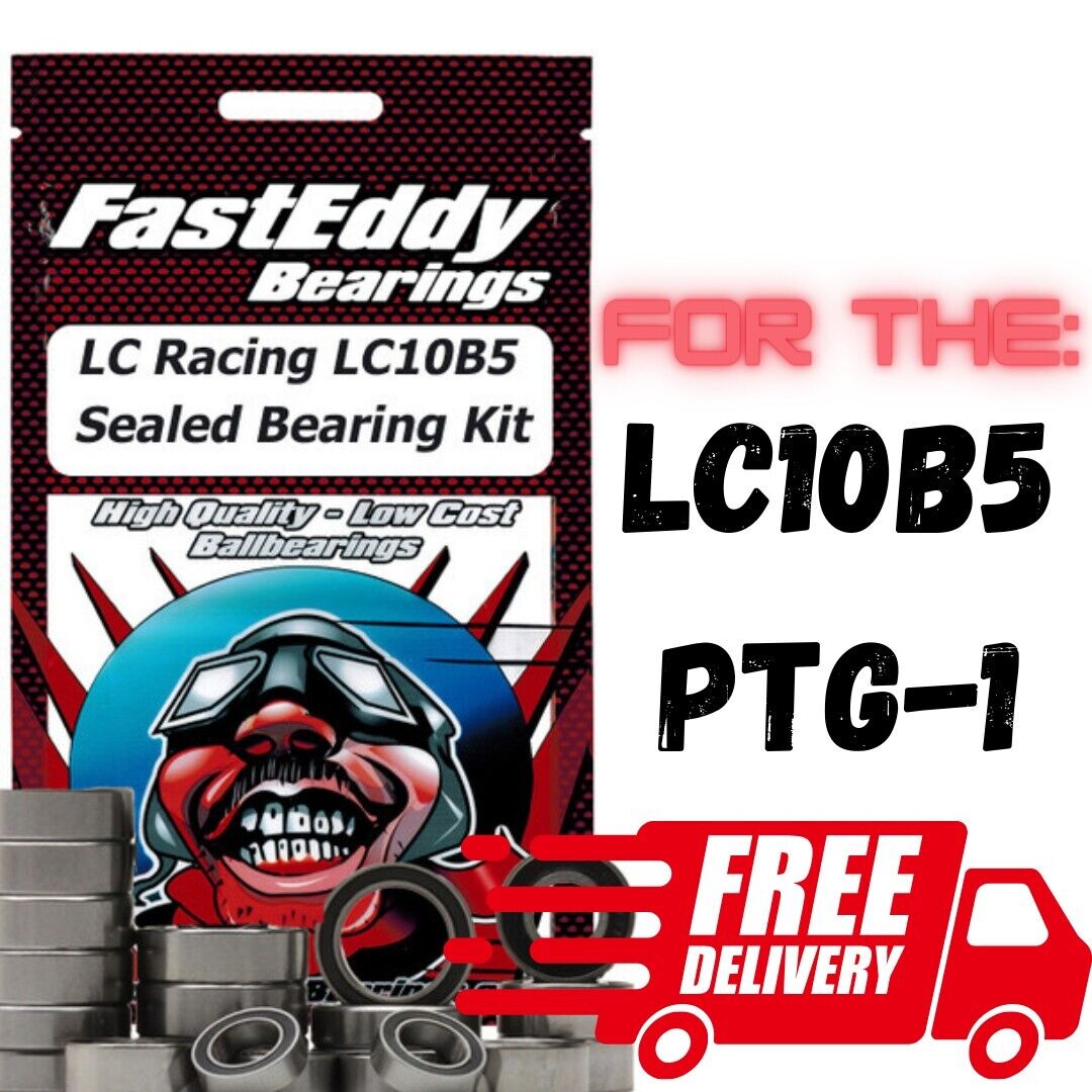 FastEddy Bearings Kit For Team Associated RC10B5 RS - Sealed Replacement Bearings Set - View #2