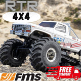 FMS FCX24 Smasher V2 1/24 4x4 Monster Truck RTR White