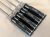 Naughty Boy RC Metric Hex Driver Set (4) 1.5, 2.0, 2.5, 3.0mm