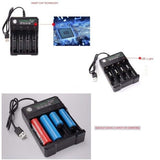 4 Slot 18650 Lithium Smart Quad Battery Charger