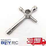 Naughty Boy RC Cross Wrench 5mm 7mm 8mm 10mm 17mm