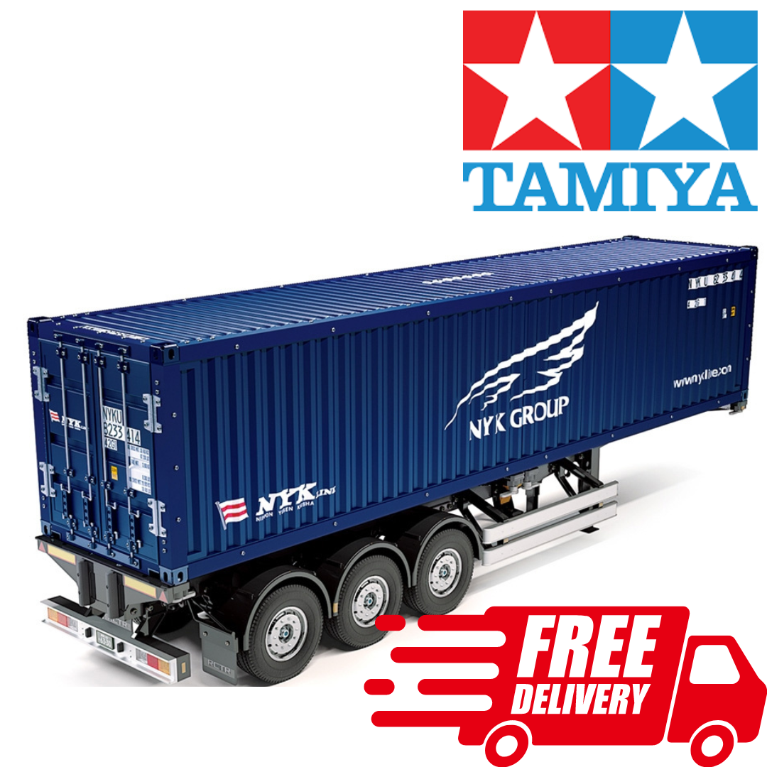 タミヤ 1/14 日本郵船 40フィートコンテナ セミトレーラー タミヤ 1/14 電動RCビッグトラックシリーズ トレーラートラック用 日本
