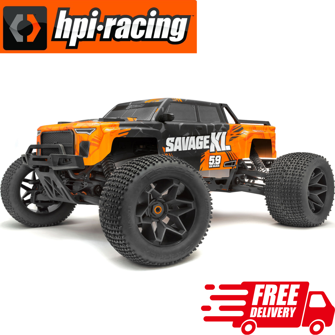 HPI Savage XL 5.9 1 8 Nitro RC Monster Truck RTR 4x4 Car Big Block