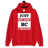 JUST ONE MORE RC I PROMISE HOODIE
