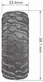 Louise CR-Rowdy 1.0" Crawler Tires 7mm Hex Super Soft Mounted (2)